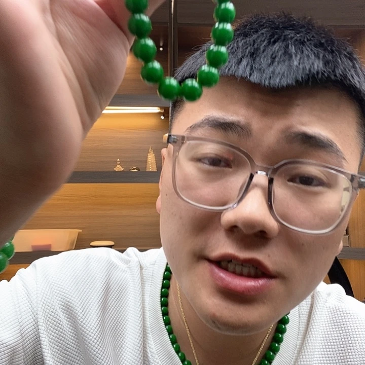 未镶嵌手链翡翠高端时尚10mm木左手串