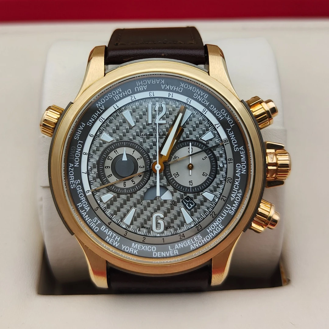 99新 Jaeger-LeCoultre/积家 【金缘】运动大师/单表/46mm