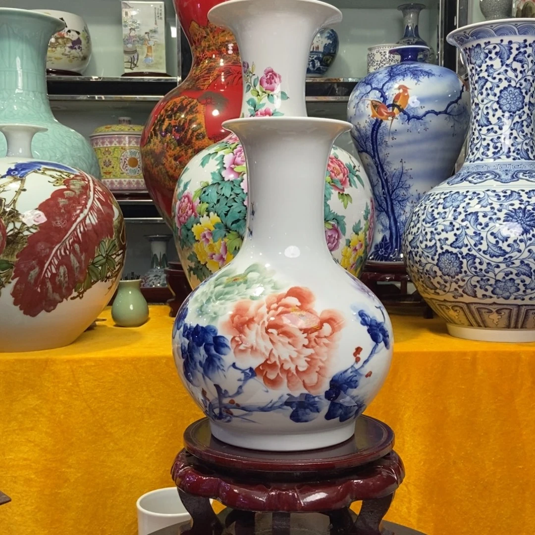 瓶景德镇陶瓷花瓶摆件
