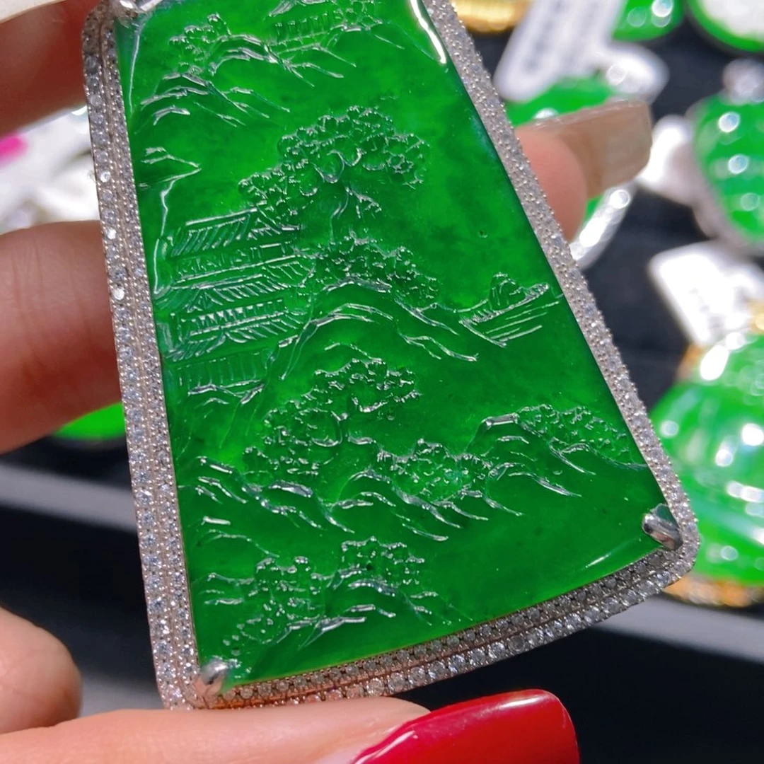 翡翠吊坠(不含链)未镶嵌