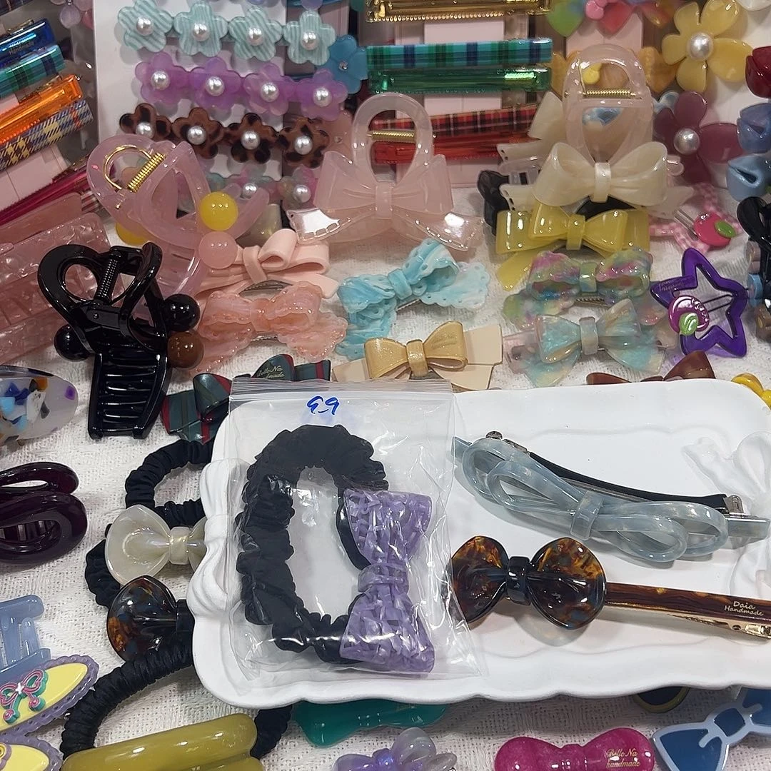 无非金属醋酸发饰简约