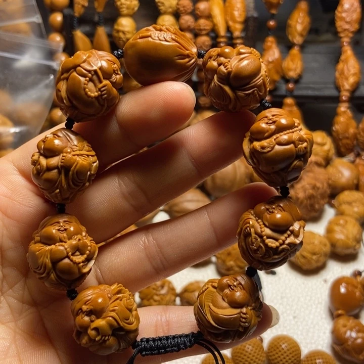 【闪购商品】橄榄核手串/手链瑞兽财神