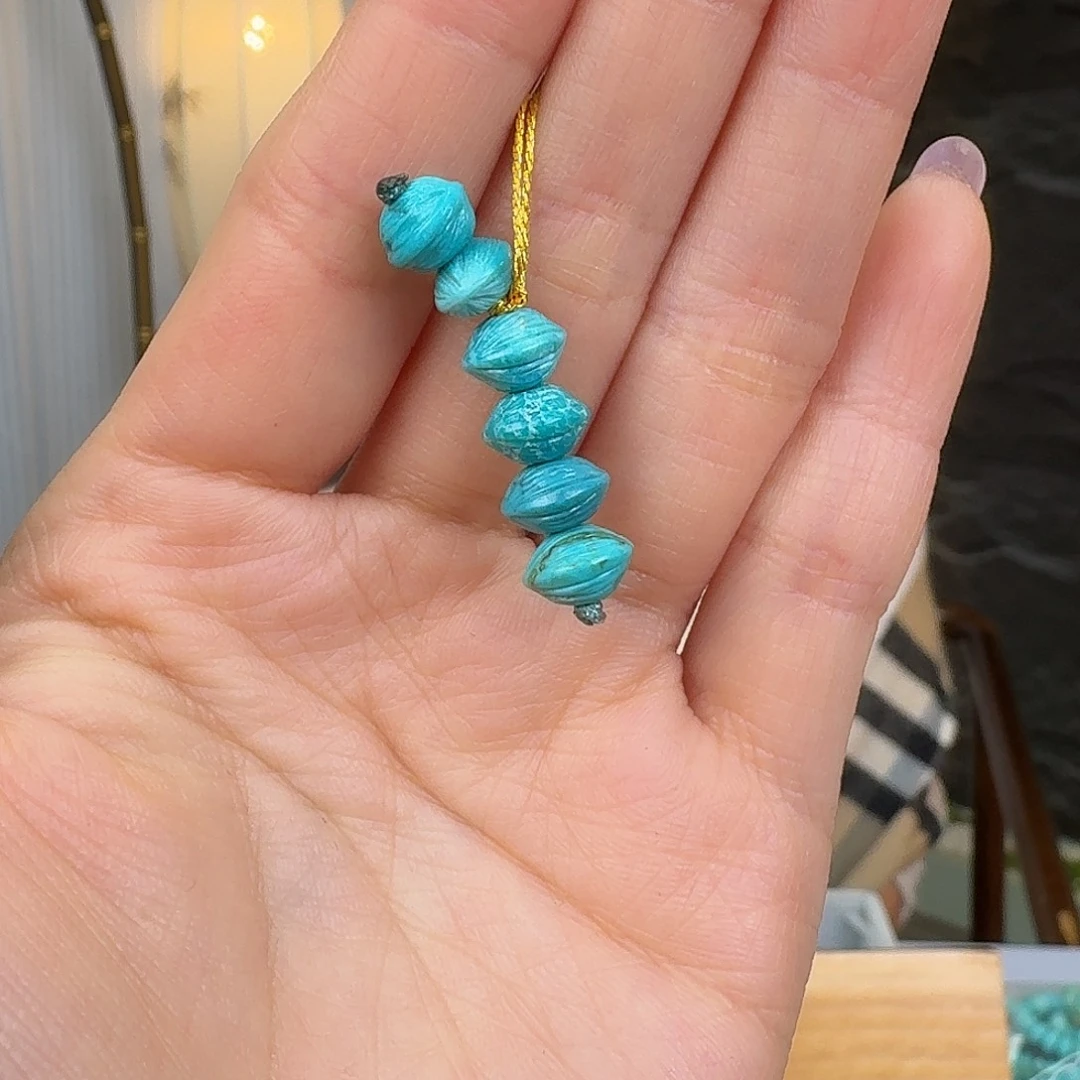 绿松石未镶嵌挂件