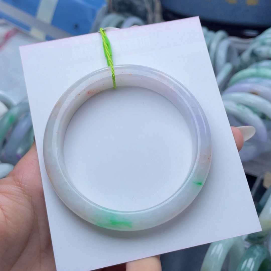 翡翠未镶嵌手镯58.8圈