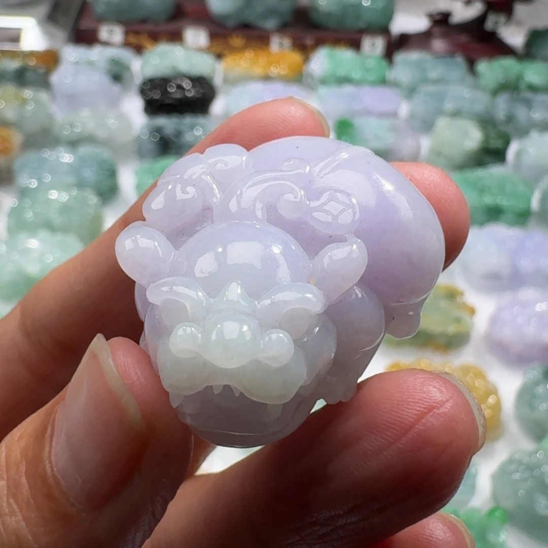 翡翠未镶嵌挂件貔貅