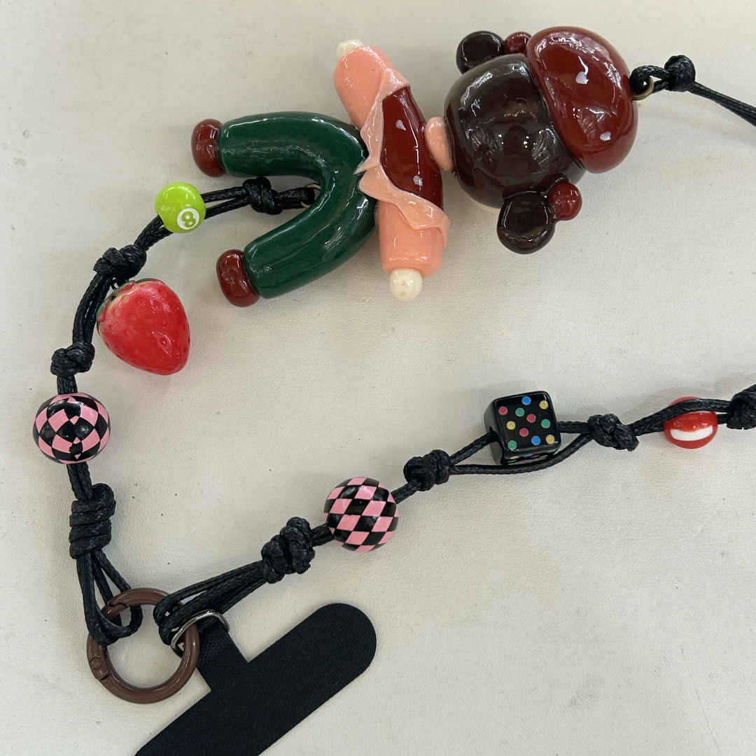 红猫绿裤多妹手机斜挎0024