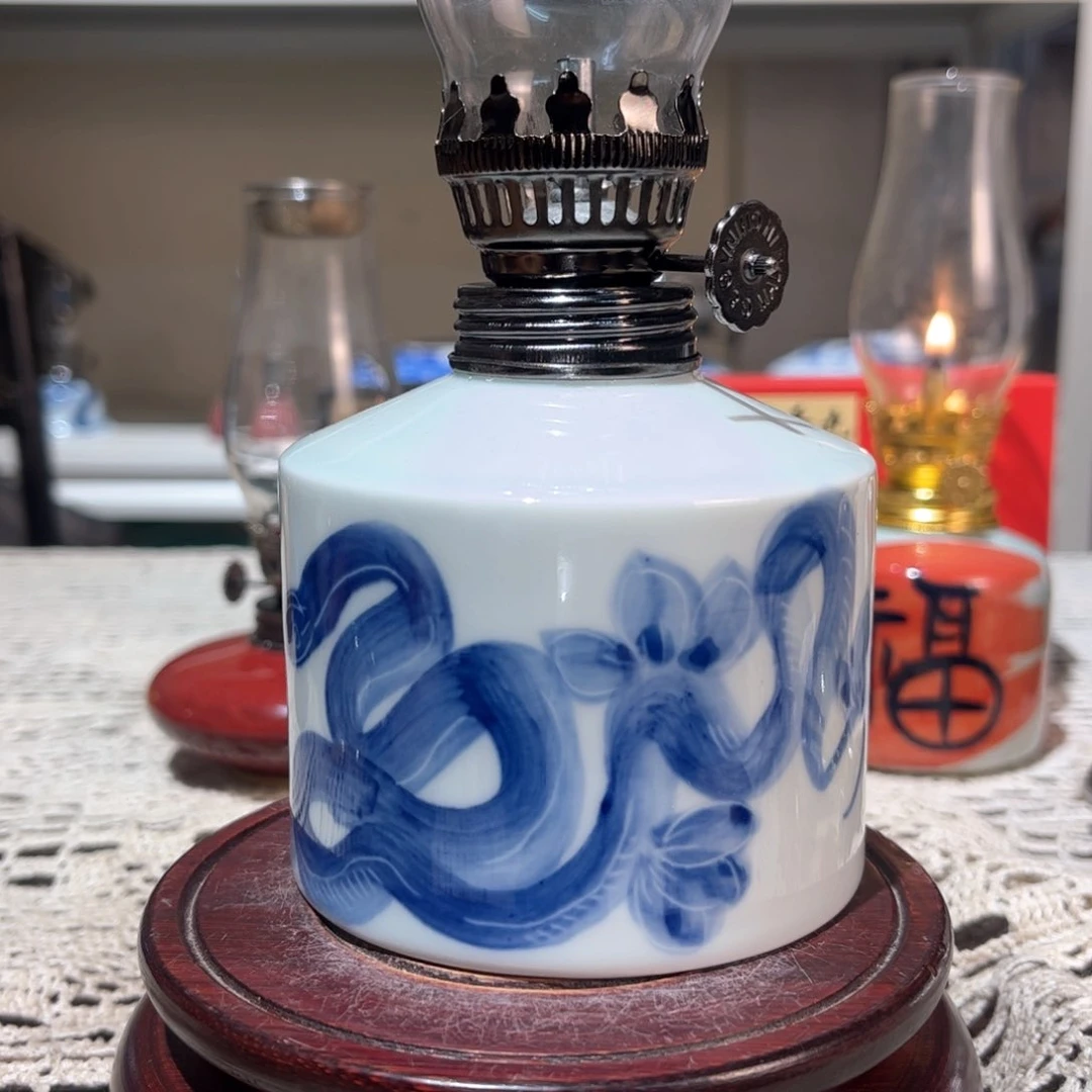 摆件景德镇陶瓷香薰灯