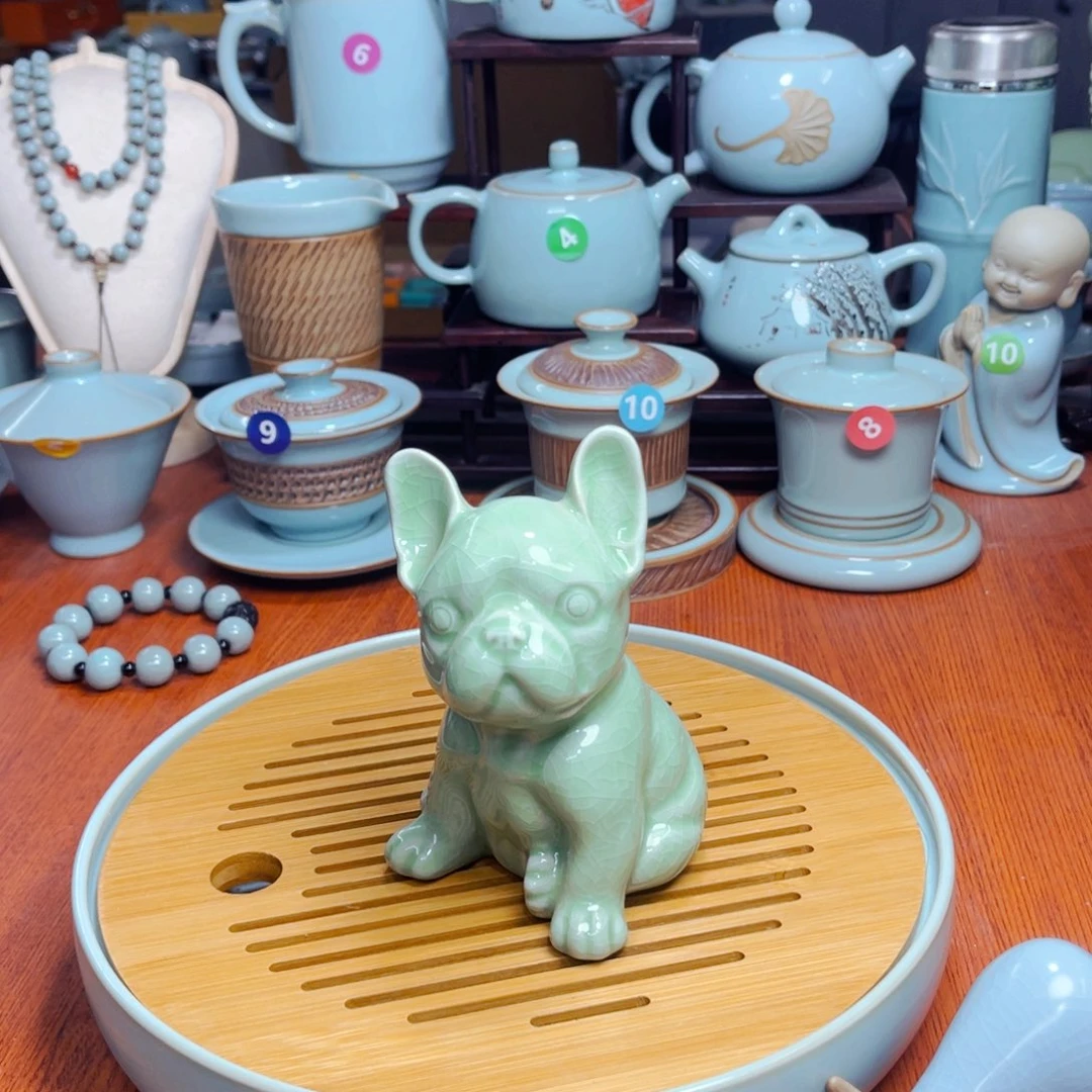 【闪购商品】走进河南品牌汝瓷展厅，来捡高品大漏茶漏