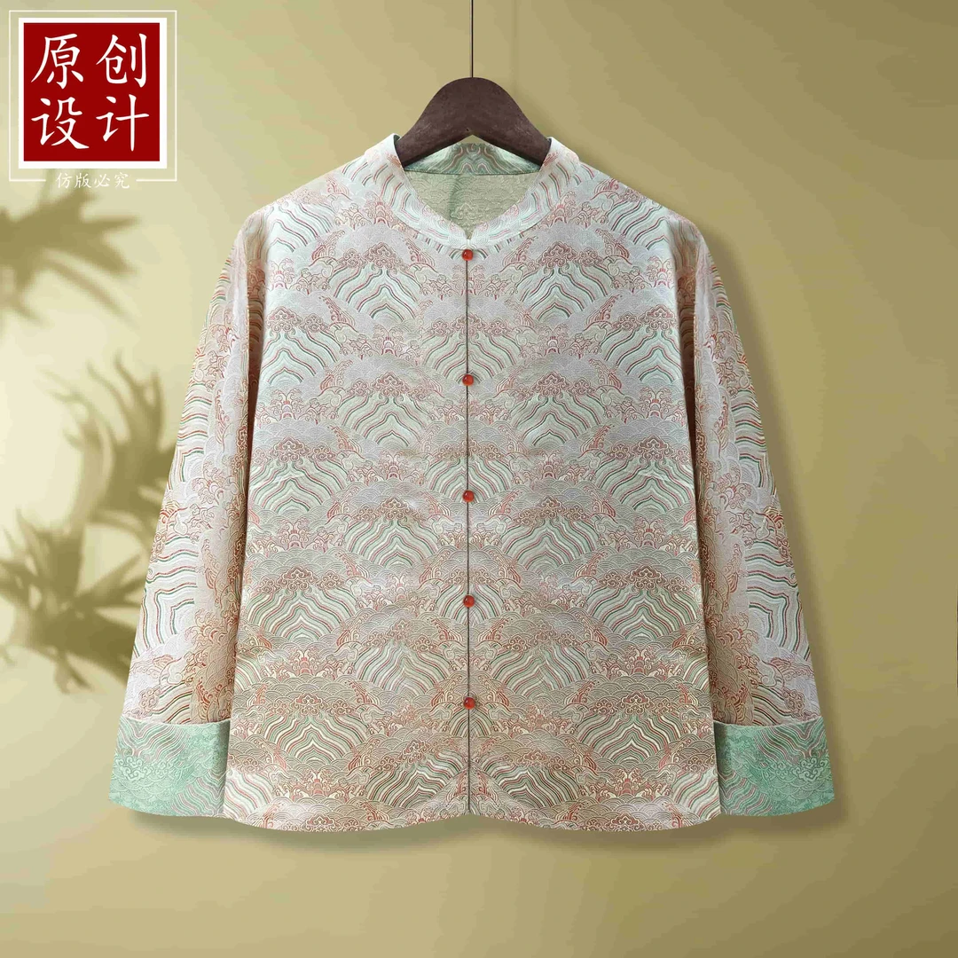 7866-34新中式国风盘扣上衣外套