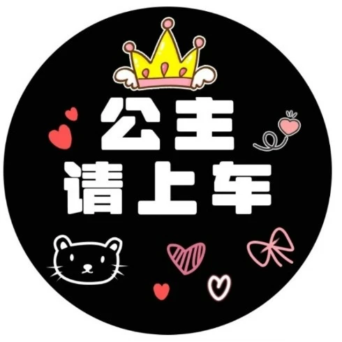 公主请上车感应式车门迎宾灯汽车载投影仪夜间照明LED光源电动车