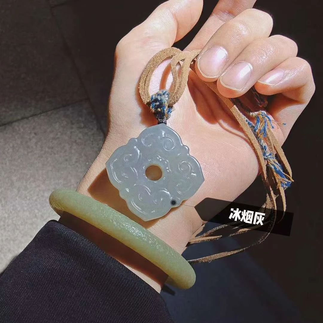 【八方来财】天璇如意扣（天然岫玉）天然毛衣链百搭 多样性发其一