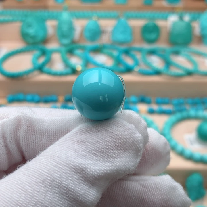 绿松石未镶嵌珠宝奇石16mm