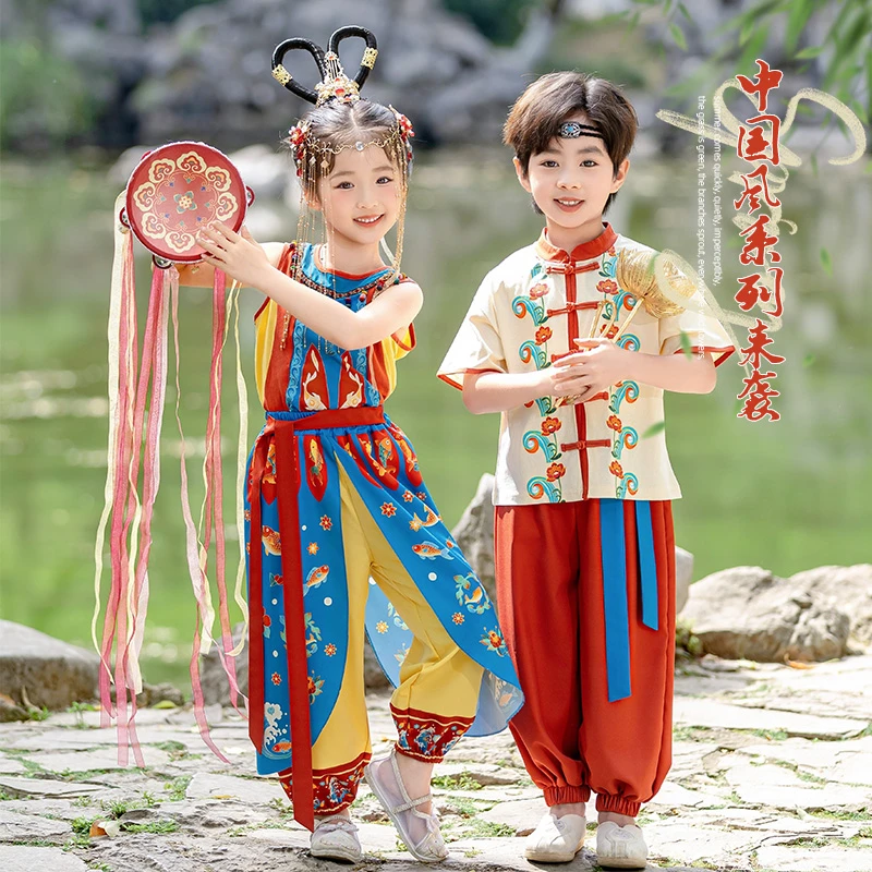 儿童夏装套装2025独特洋气时髦童装儿童六一潮款高级感演出服套装