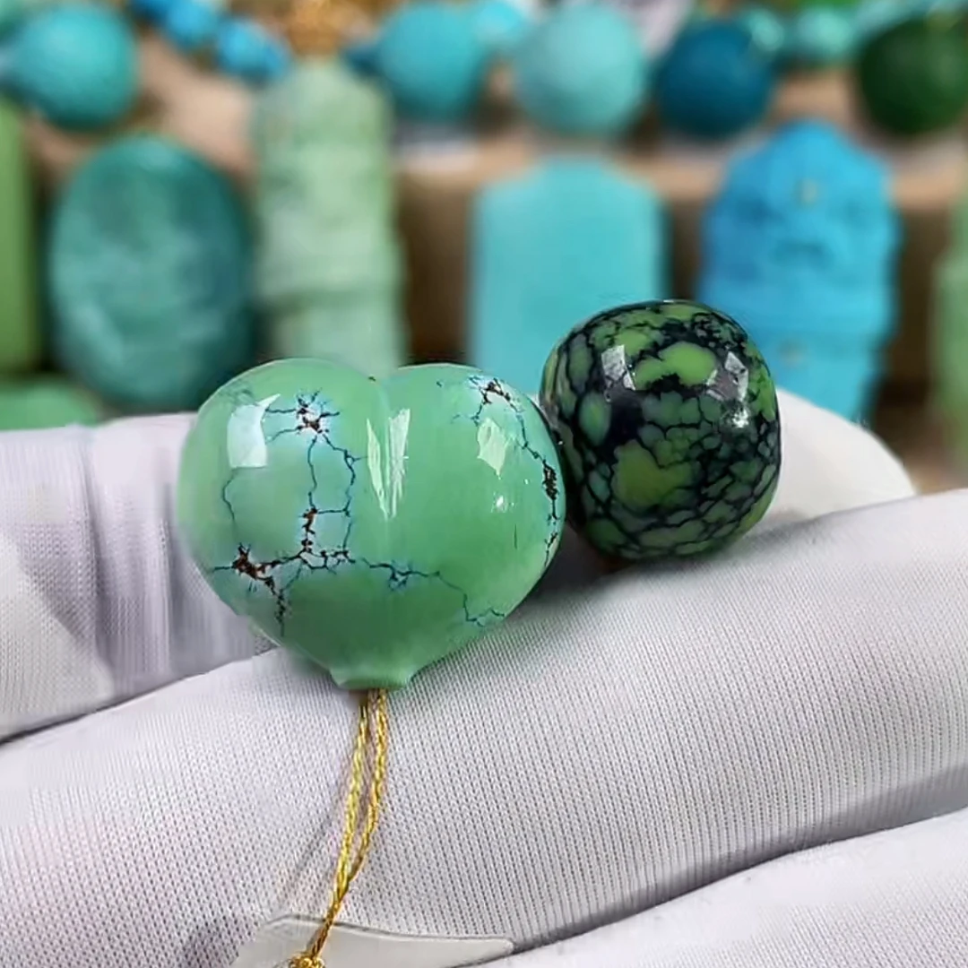 （分开付，分三单付款）原矿绿松石精品