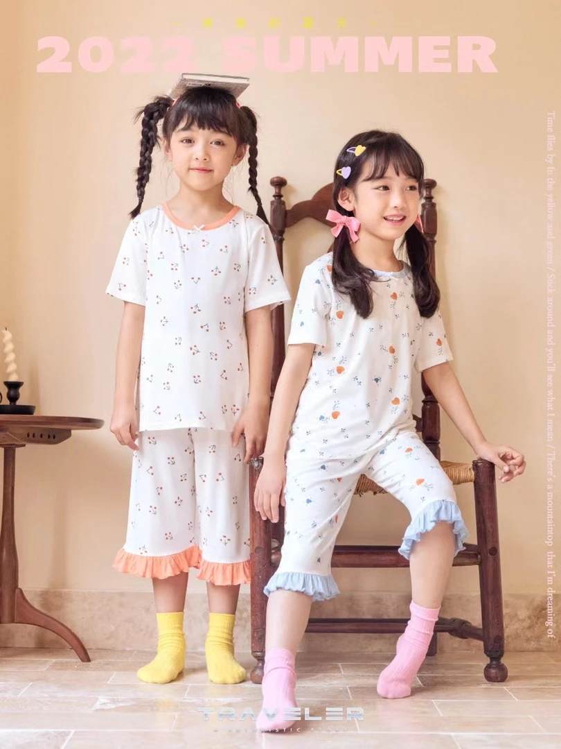 芭梦奇条纹儿童短袖