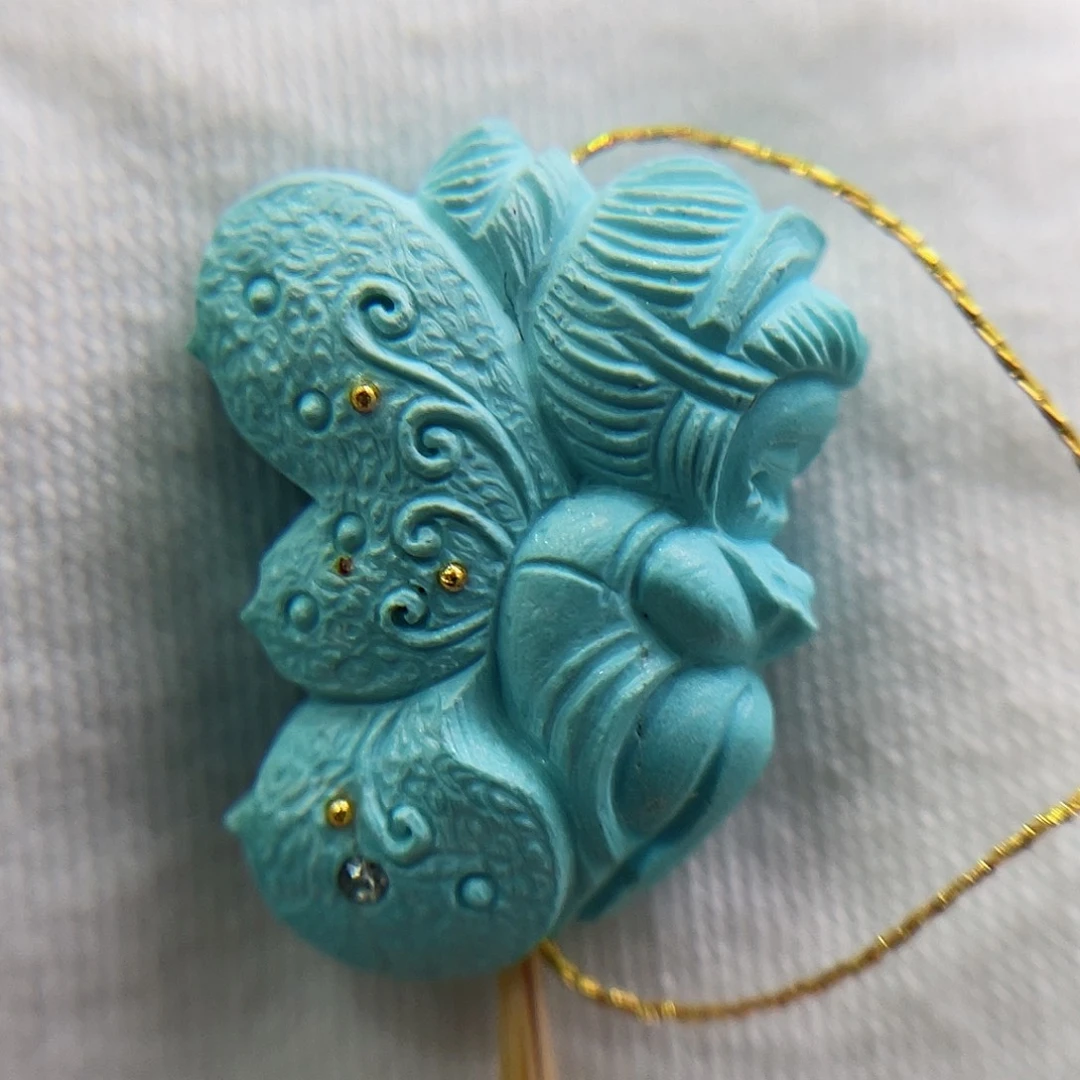 未镶嵌绿松石珠宝奇石