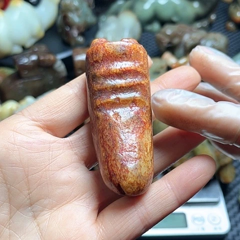 白玉菩提吊坠摆件