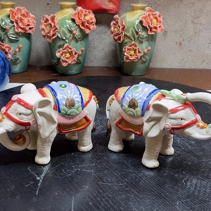 陶瓷陶瓷小福象长18高12