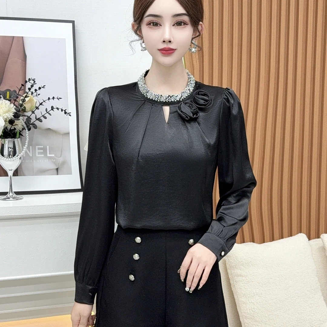 264新款春季血女时尚百搭休闲宽松长袖外套弹力修身显瘦洋气上衣