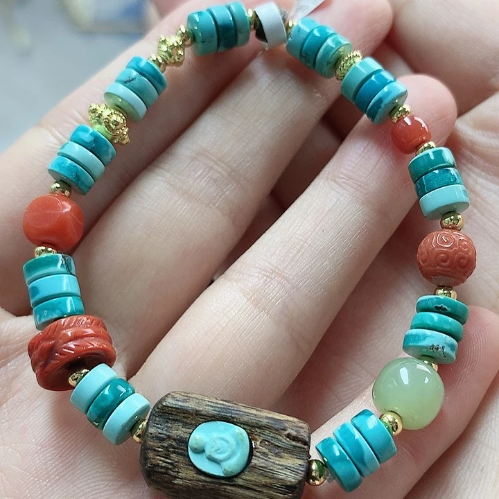 未镶嵌绿松石珠宝奇石