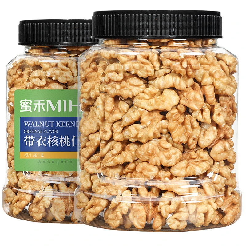 蜜禾新疆原味核桃仁500g×1罐