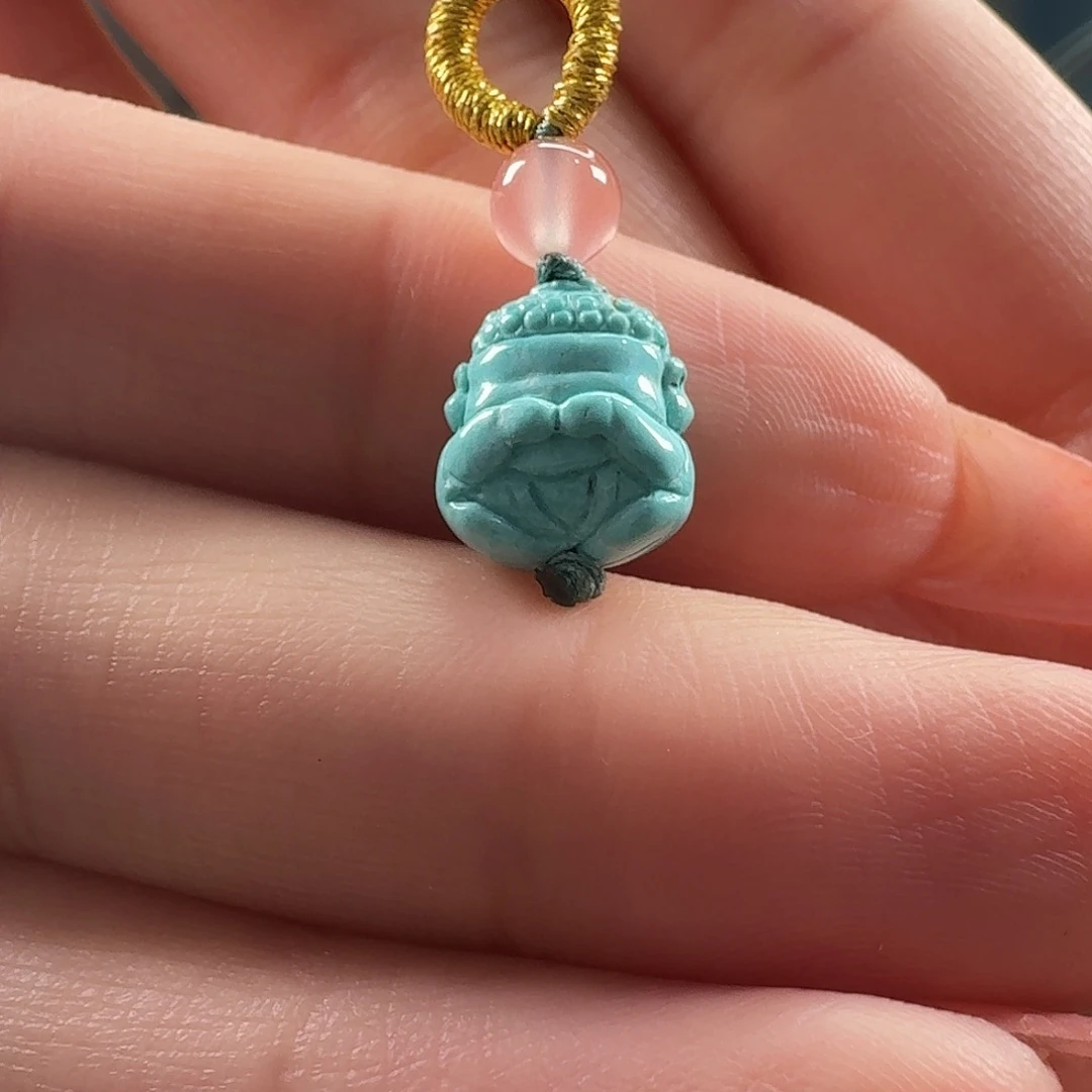 绿松石未镶嵌吊坠(不含链)不说佛