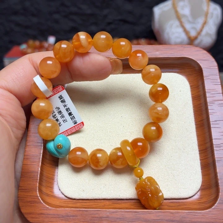 蜜蜡未镶嵌手链手串