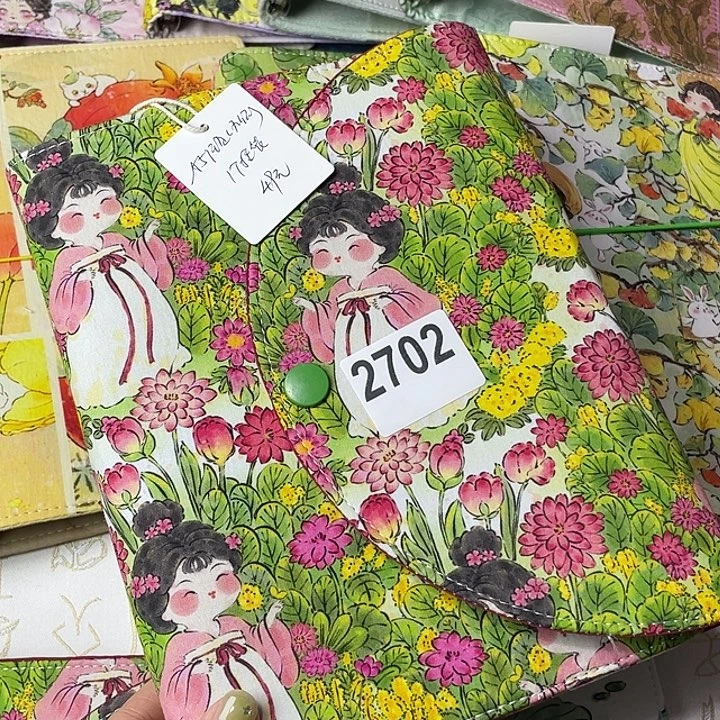 织绣A5活页不送纸2702