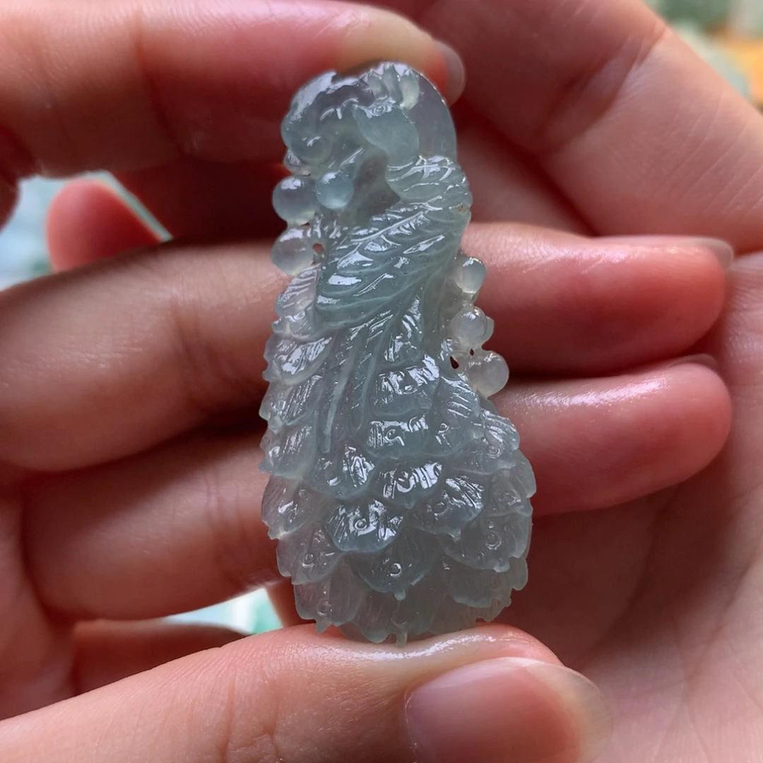 未镶嵌定制翡翠凤凰