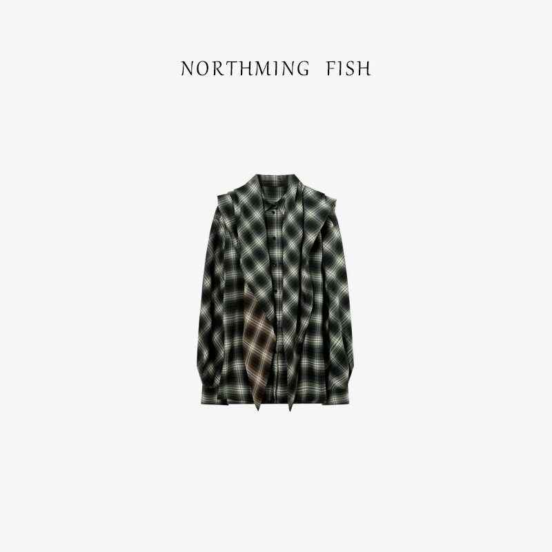 "NORTHMING FISH「春日緑藓」2025早春定制色  意外好看的格子衬衫