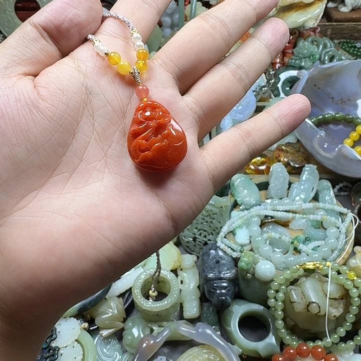 z***o南红玛瑙未镶嵌挂件