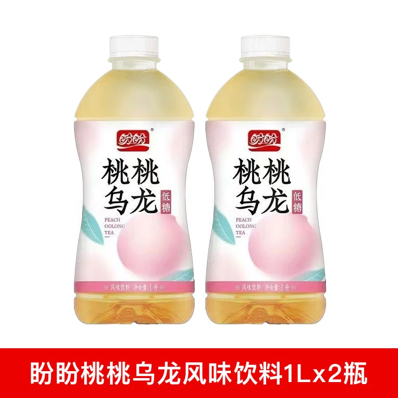 【2瓶】9月28号到期盼盼桃桃乌龙风味饮料1L装