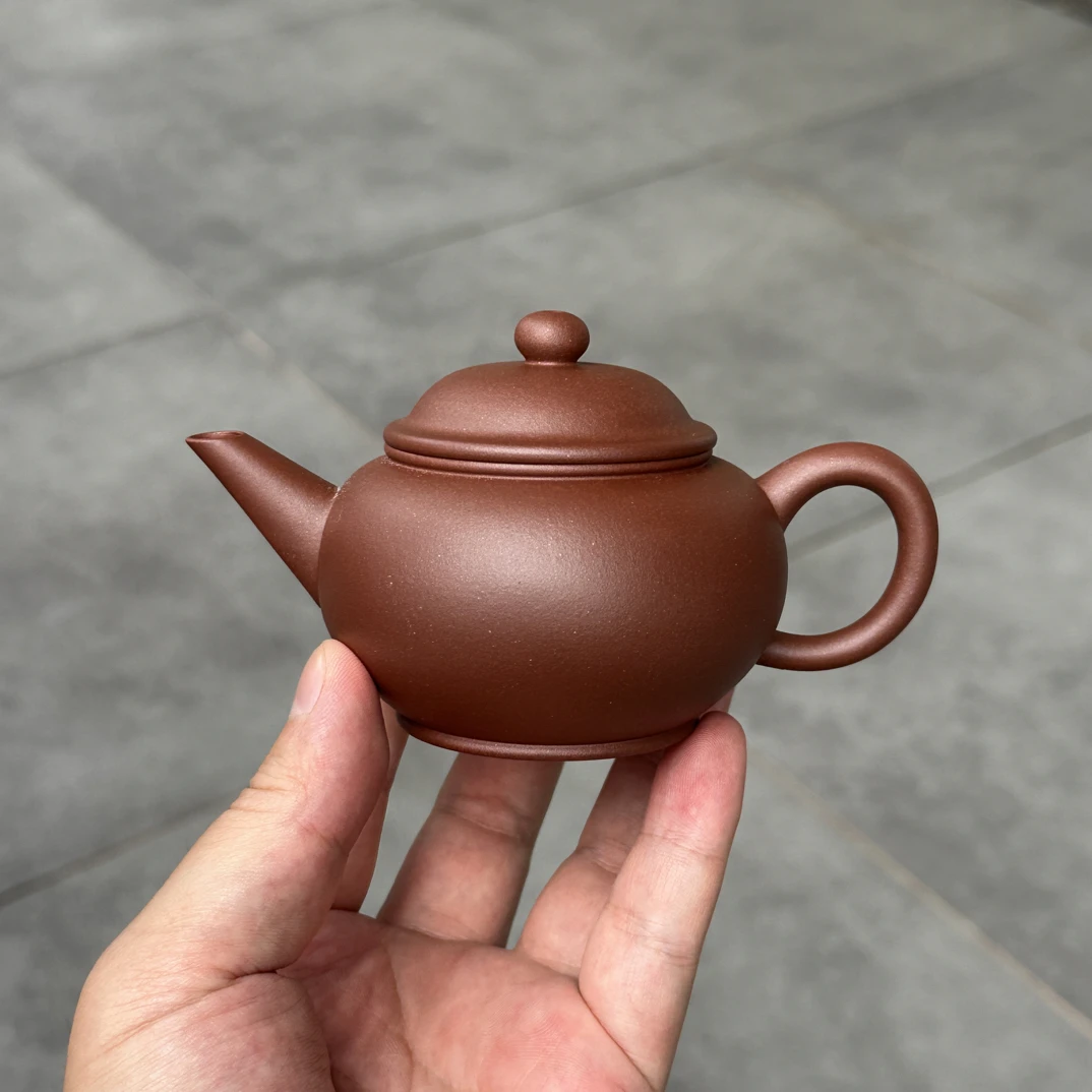 标准水平壶容量190毫升原矿紫泥底槽清半手工