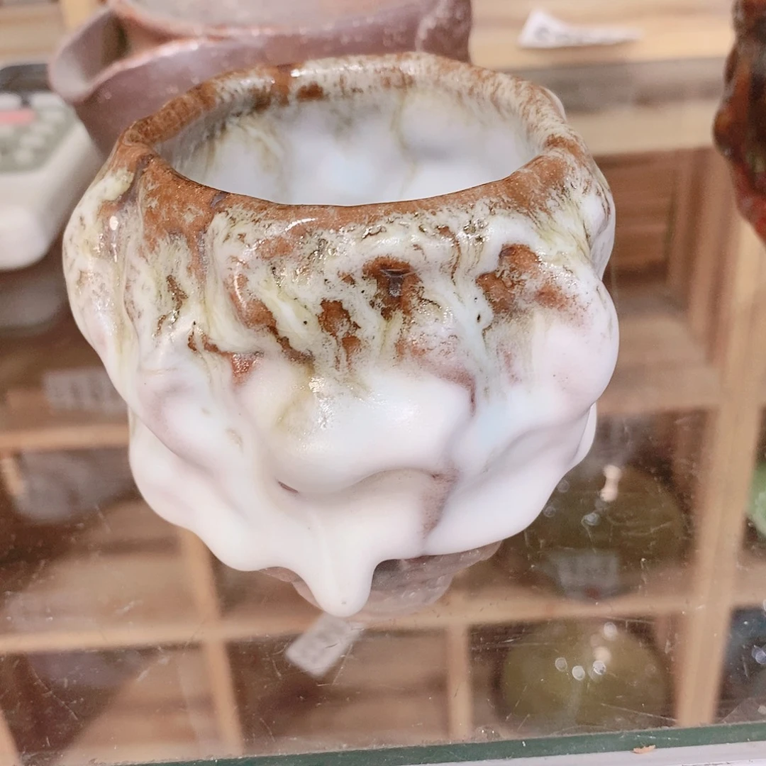 粗陶志野柴烧茶器