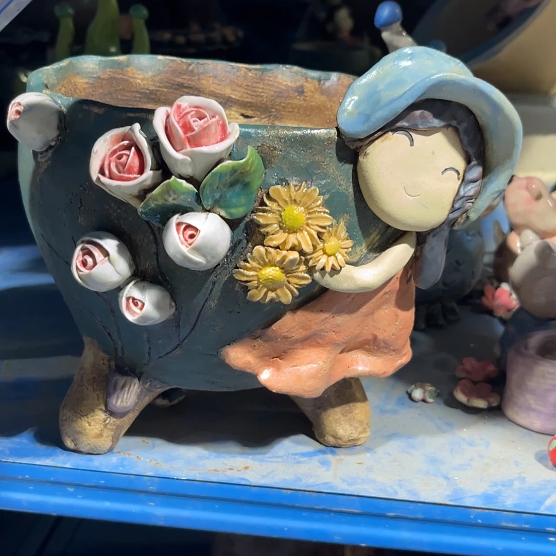 32 号陶然花器多肉植物手工花盆