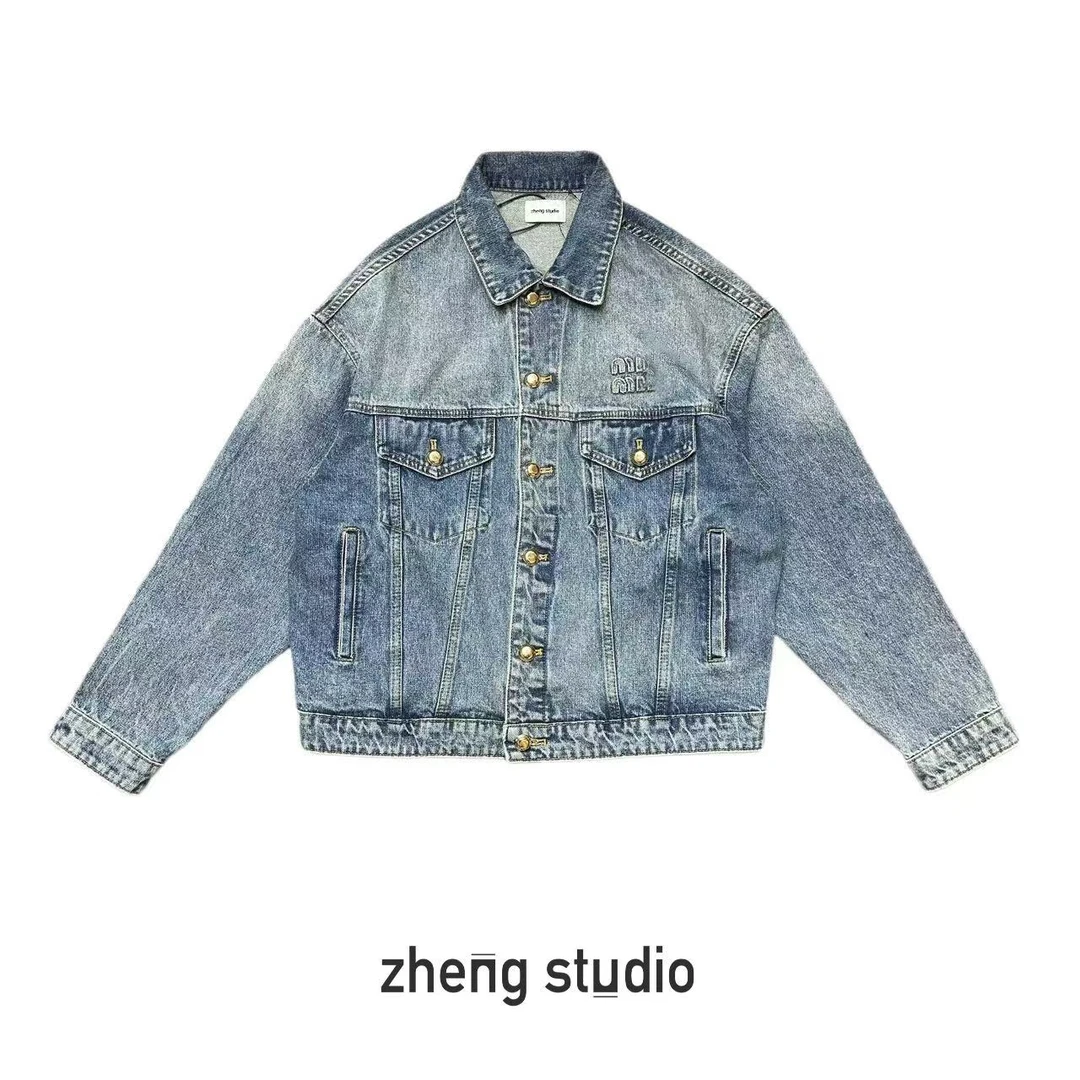 #DN188 晒痕落色 水洗牛仔夹克