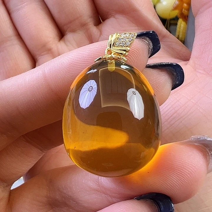 蜜蜡颈饰未镶嵌蜜蜡