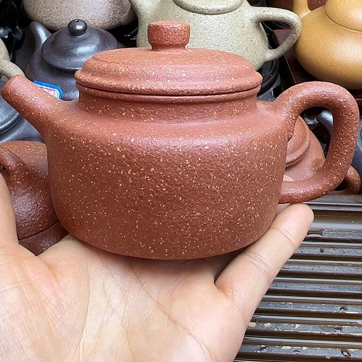 茶壶紫砂红降坡得钟