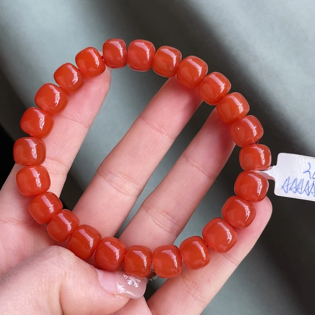 南红玛瑙手链未镶嵌