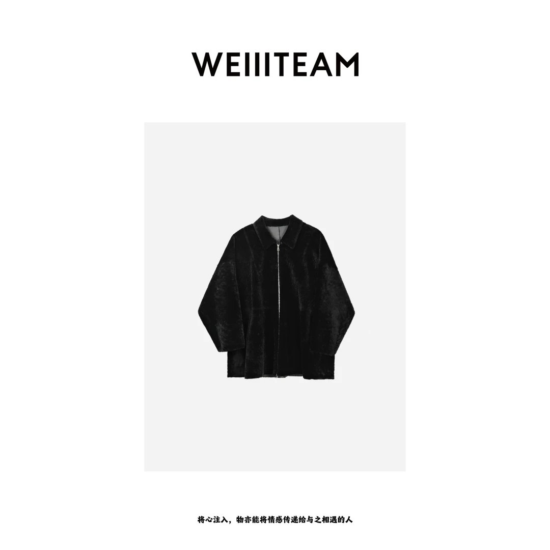 WEIIITEAM “柔中之刚”重工翻领皮毛一体 CC2469