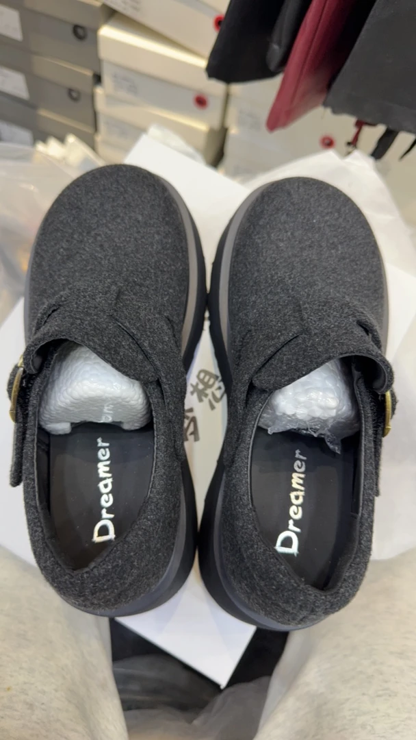 时尚休闲鞋单鞋潮流女靴系带1115-17