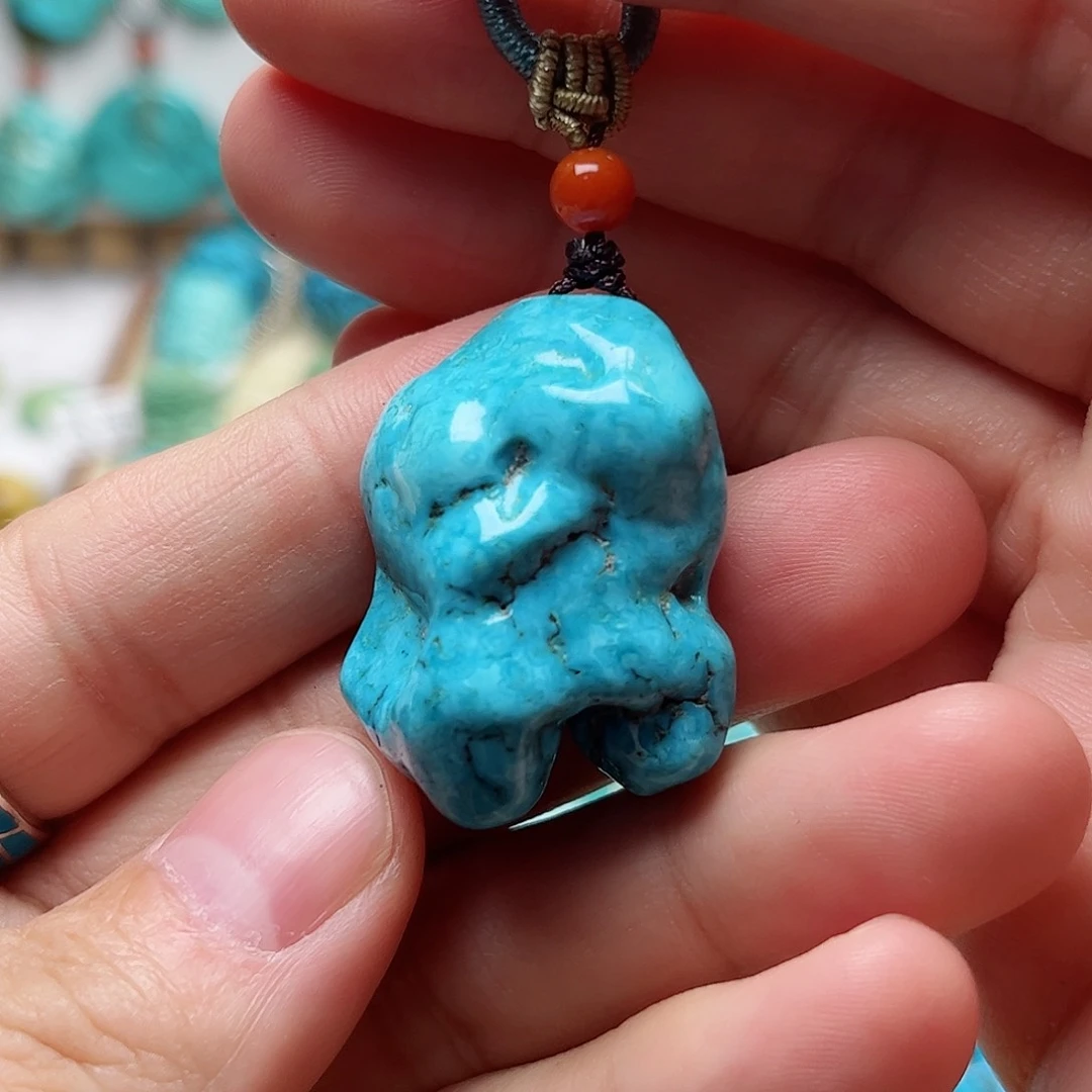 未镶嵌绿松石珠宝奇石