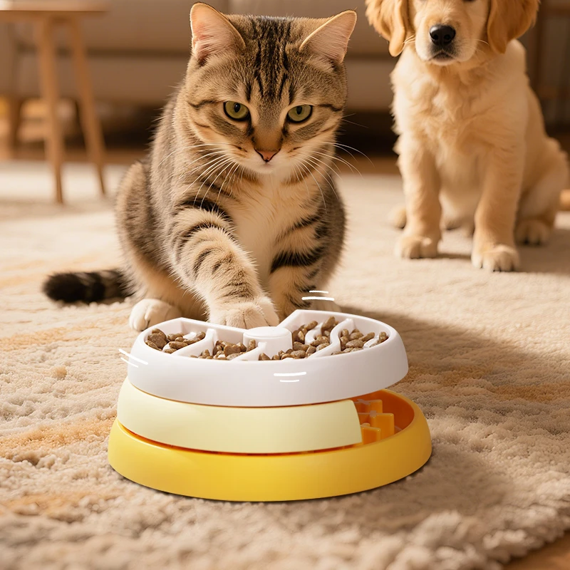 休普宠物层层圈趣食碗慢食碗藏食益智玩具狗狗解闷猫咪独处解闷