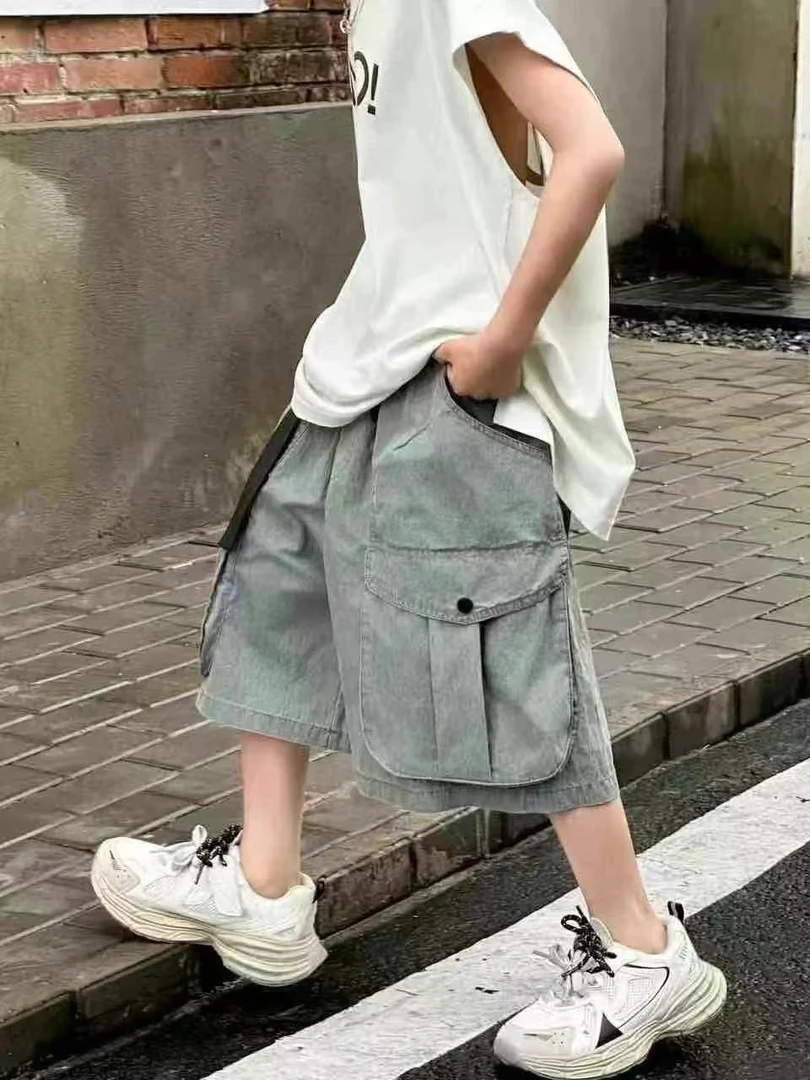 【尚优】871-911夏季男童潮酷酷帅裤子百搭韩版