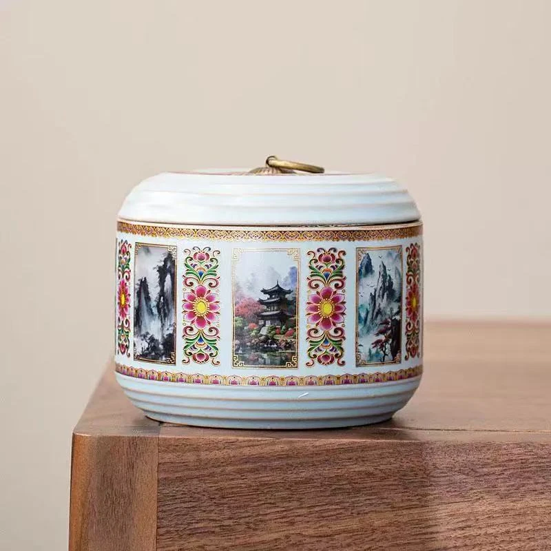 四大名山茶叶罐G99