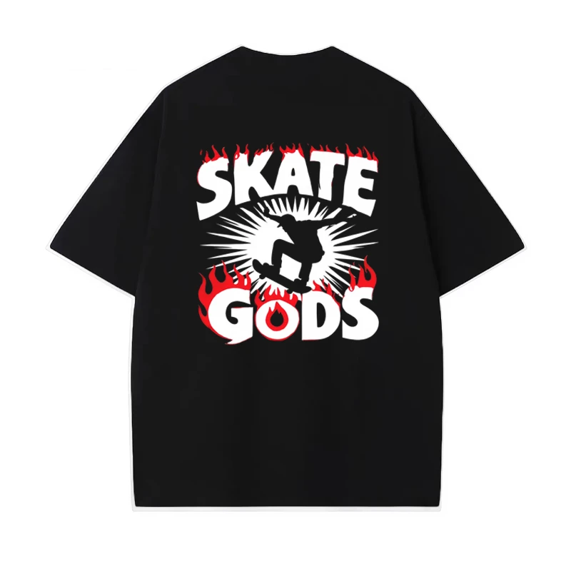 复古短袖夏季潮牌纯棉重磅男女宽松ins半袖上衣美式男士短袖t恤