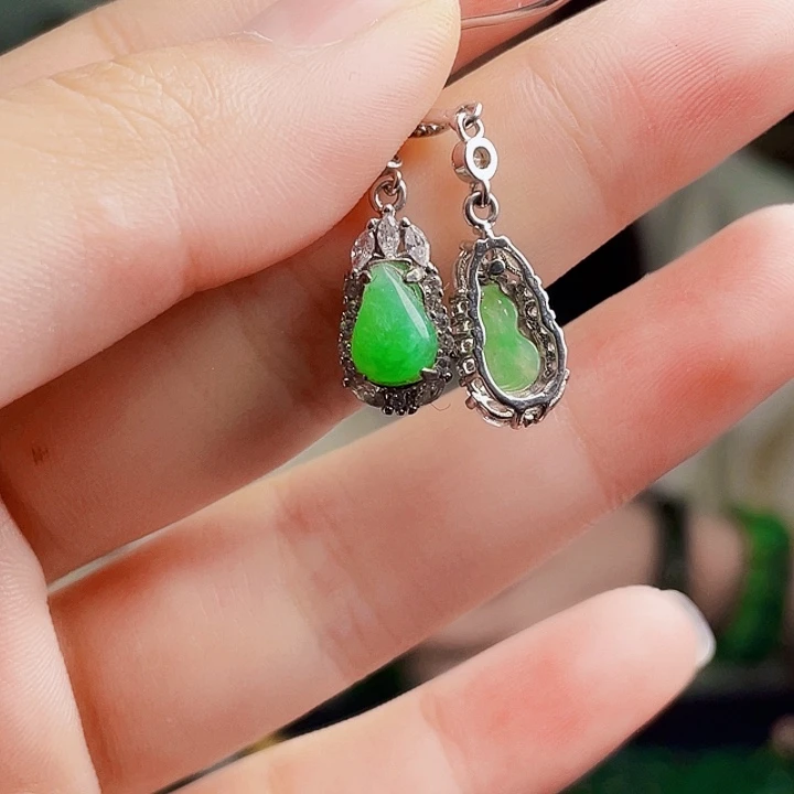 翡翠银S925镶嵌颈饰多样性