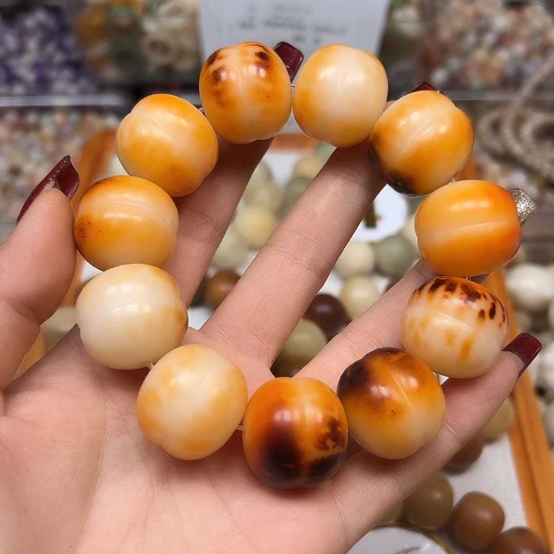 手串菩提根/象牙果卡23左右橘蛋宝1条