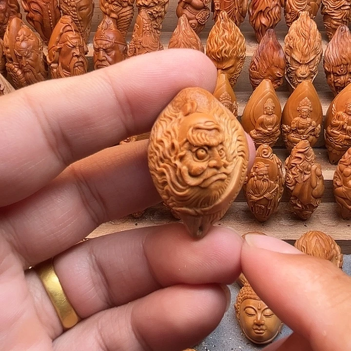 橄榄核吊坠25钟馗福利
