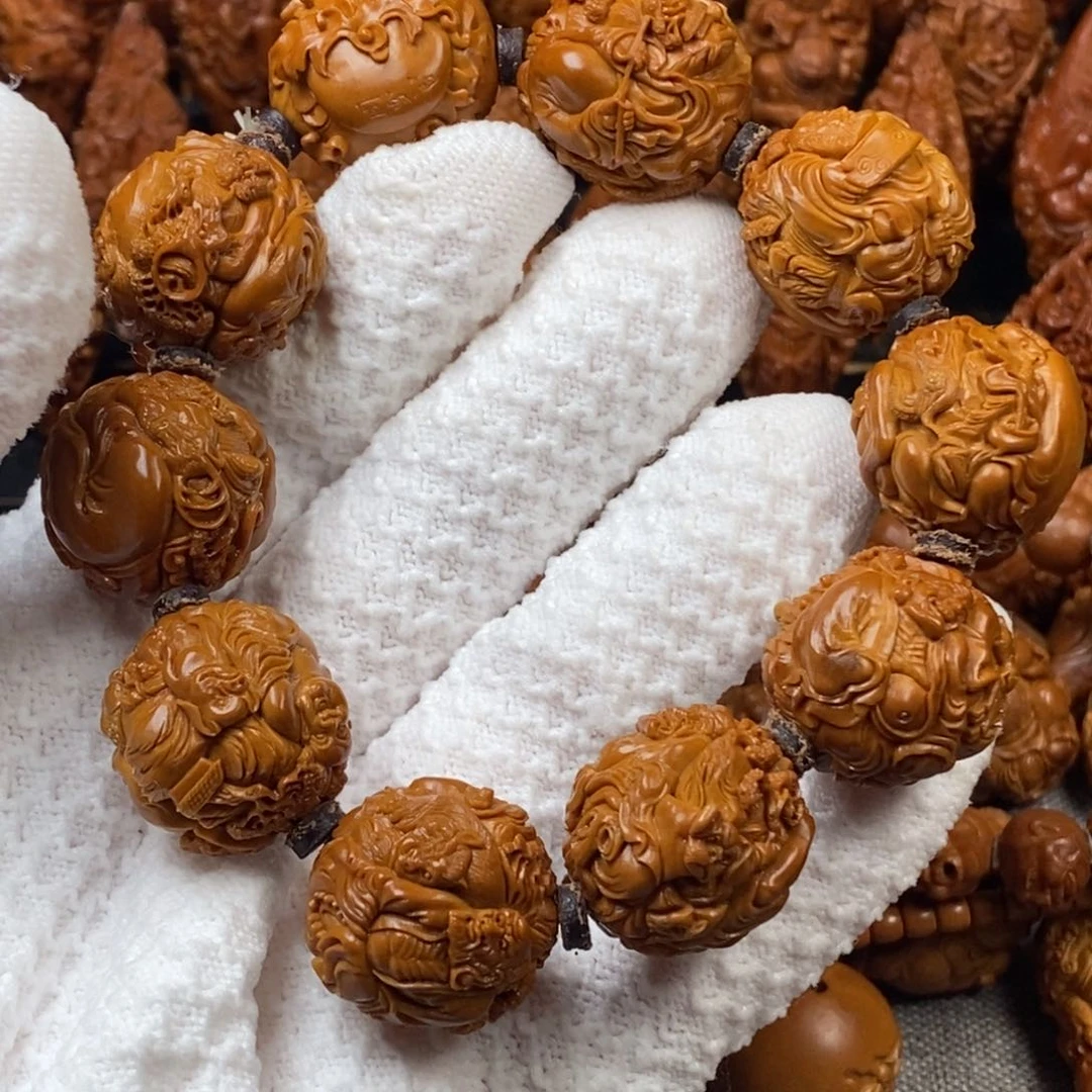 橄榄核手串/手链柳***琴核雕手串